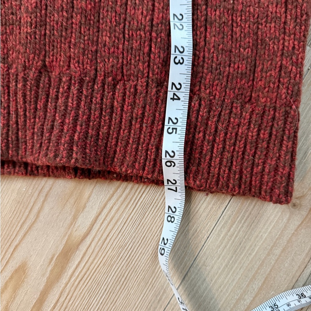 L.L. Bean Maroon Ribbed Sweater - Picture 6 of 6